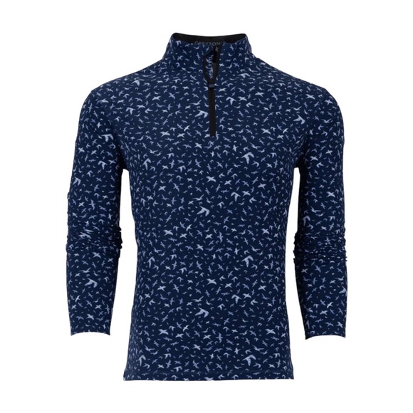 Greyson Other - Greyson ISLES OF DEVILS TATE MOCKNECK QUARTER-ZIP NWT $158